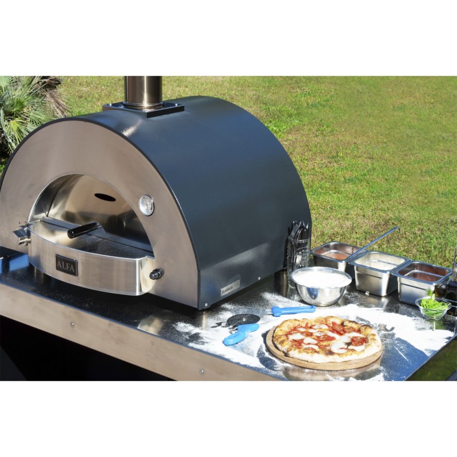 Alfa Forni Classico 2 Pizze Hybrid Grey #13