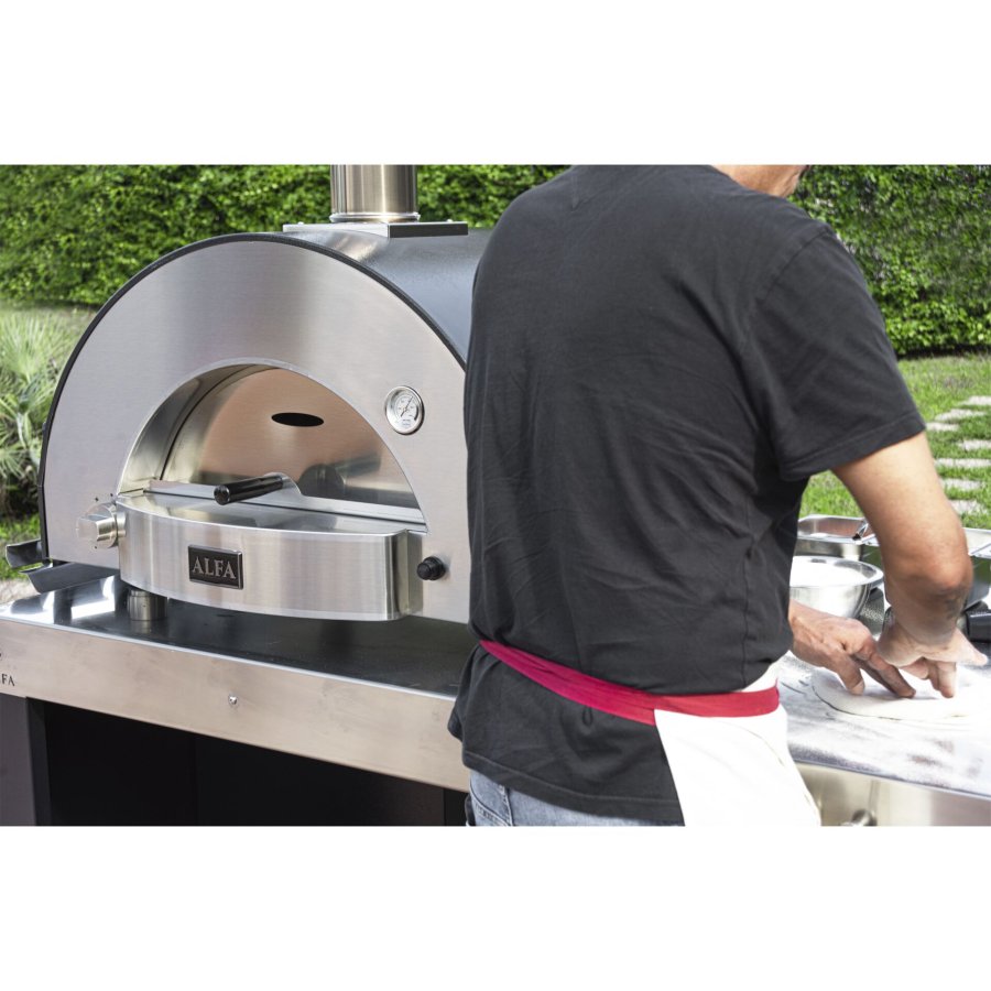 Alfa Forni Classico 2 Pizze Hybrid Grey #17