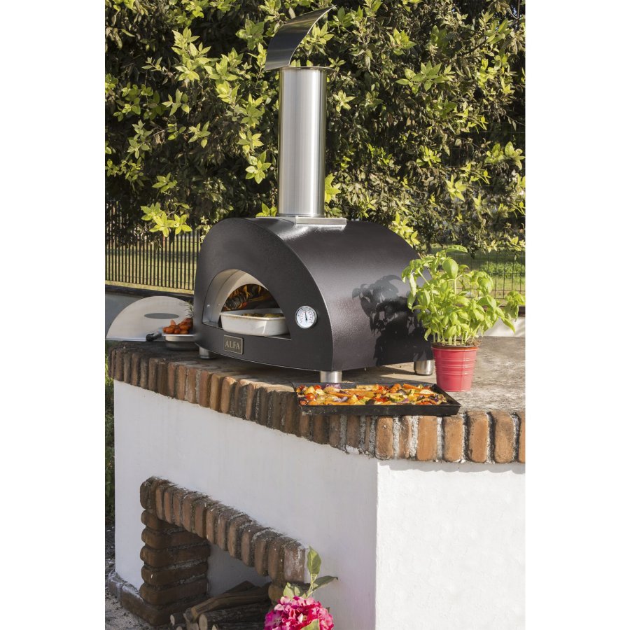 Alfa Forni Moderno 1 Pizza Wood Grey #9