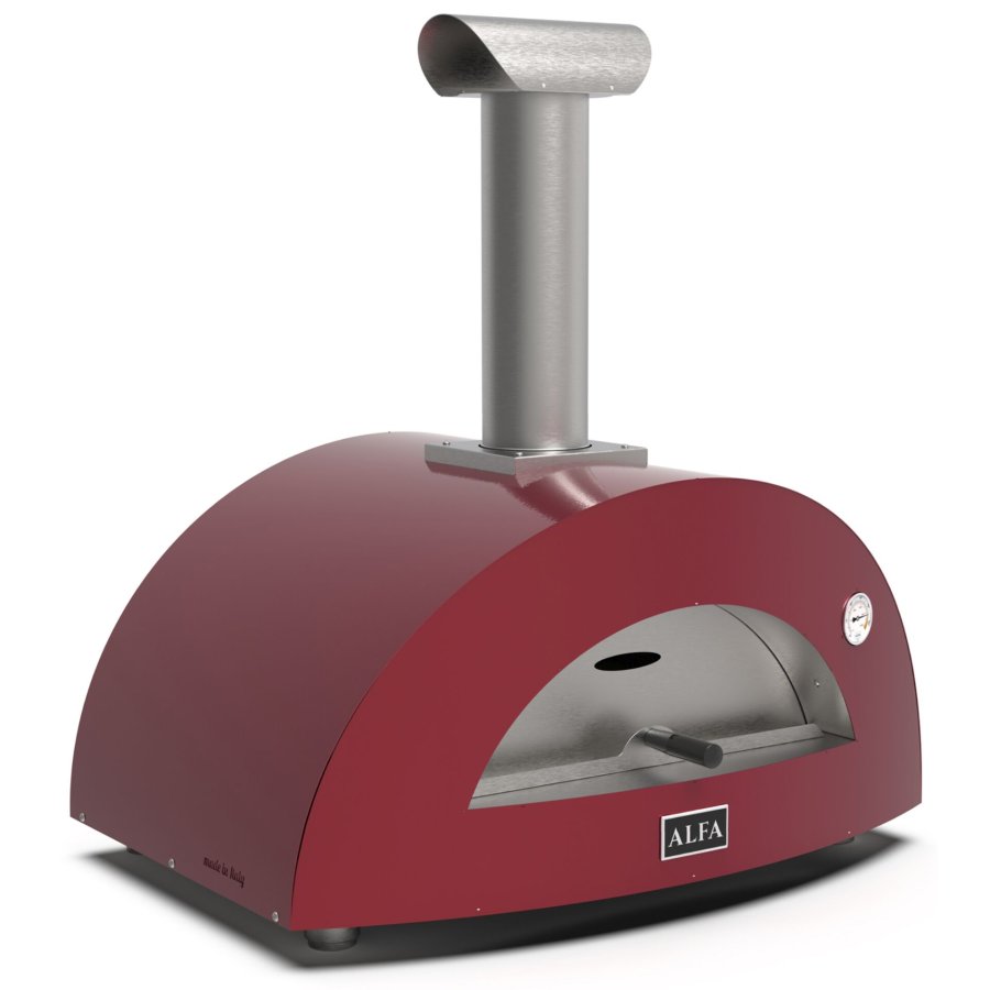 Alfa Forni Moderno 2 Pizze Wood red #2