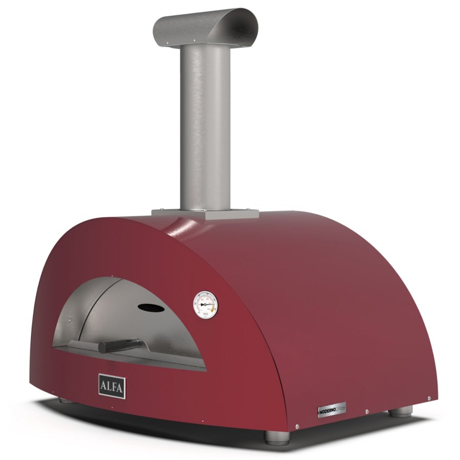 Alfa Forni Moderno 2 Pizze Wood red #3