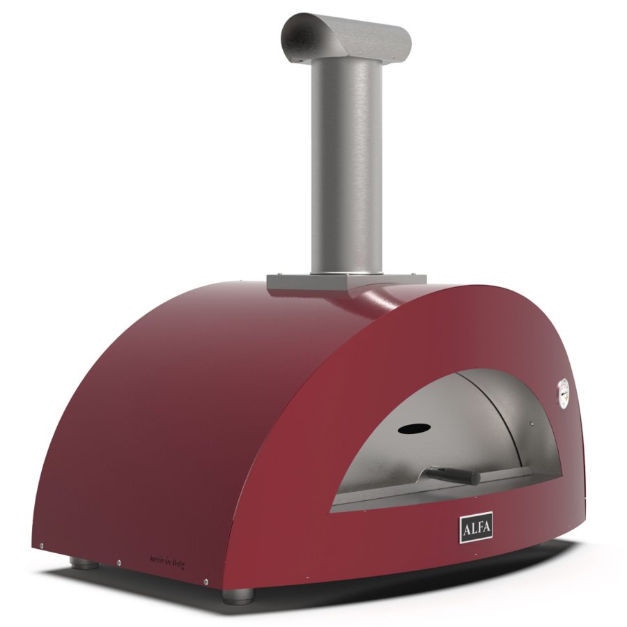 Alfa Forni Moderno 3 Pizze Wood red #2