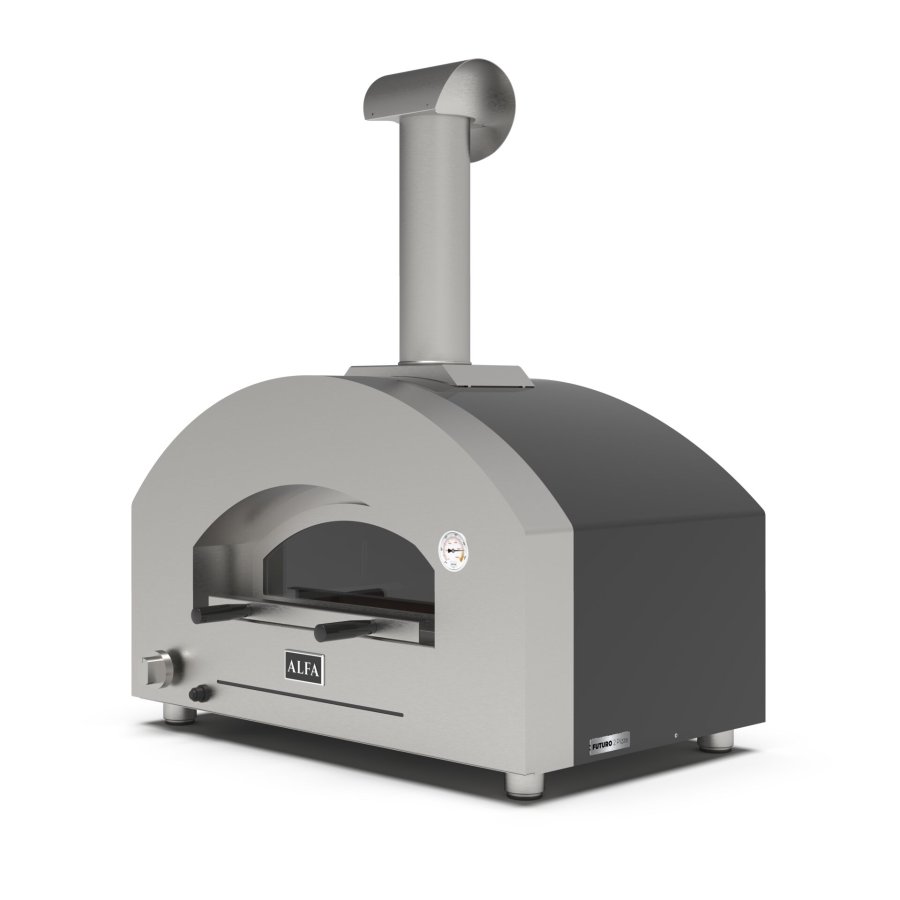 Alfa Forni Futuro 2 Pizze Hybrid silver black #3