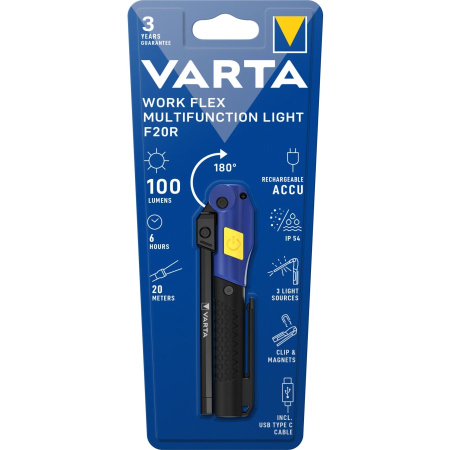 Varta Work Flex Multifunction Light F20R #3