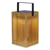 New Garden Okinawa Solar Recharge Lantern Bamboo #1