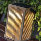 New Garden Okinawa Solar Recharge Lantern Bamboo #2