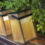 New Garden Okinawa Solar Recharge Lantern Bamboo #7