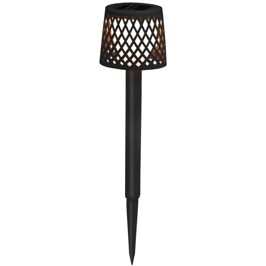New Garden Gretita Solar Lamp Garden Spike   4 units   black #1