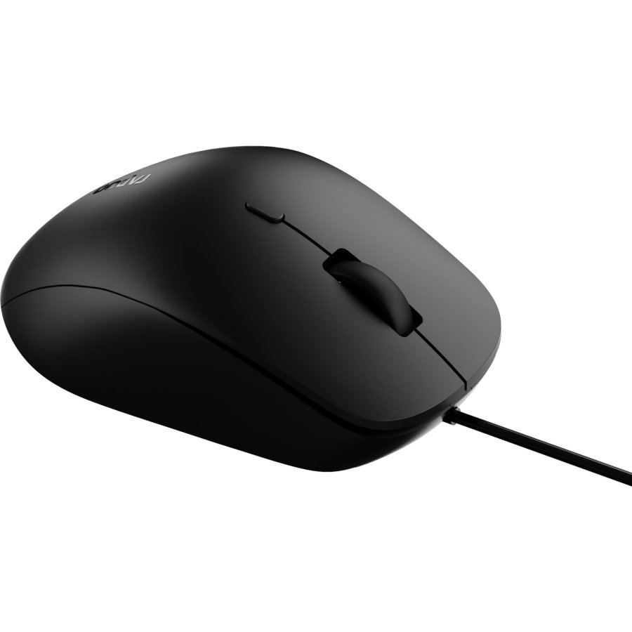 Rapoo N500 black ergonomic wired optical Mouse #4
