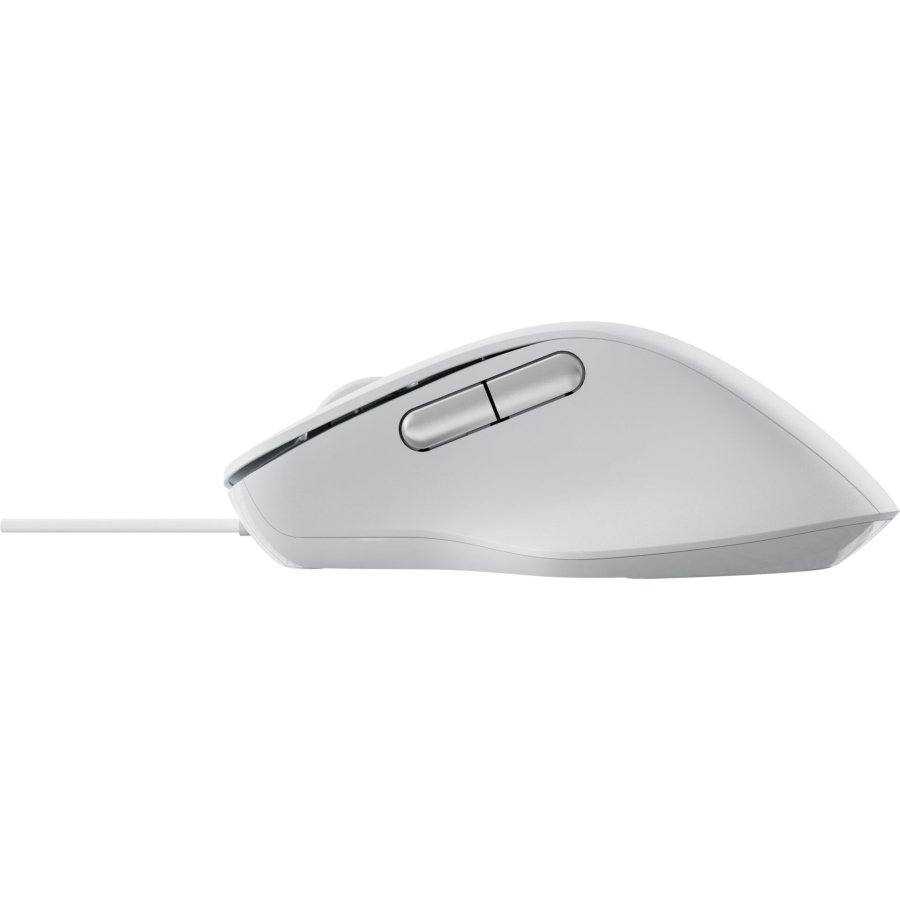 Rapoo N500 white wired optical silent Mouse #4