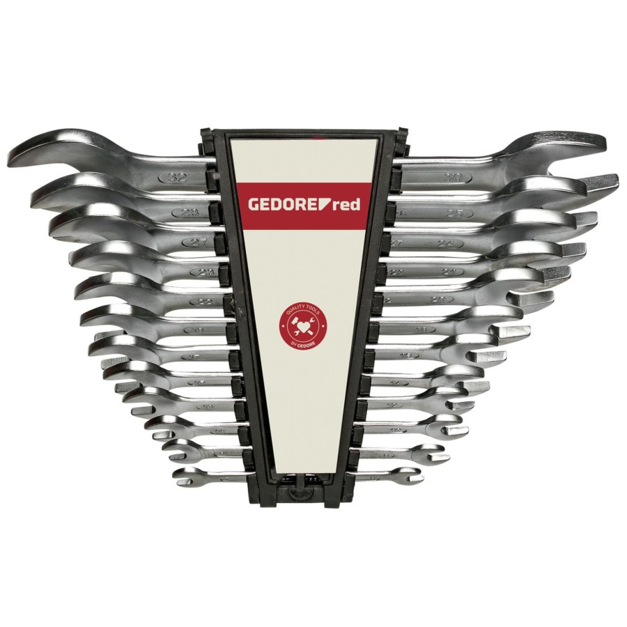 GEDORE red Double open-ended Spanner Set 12-pieces #1