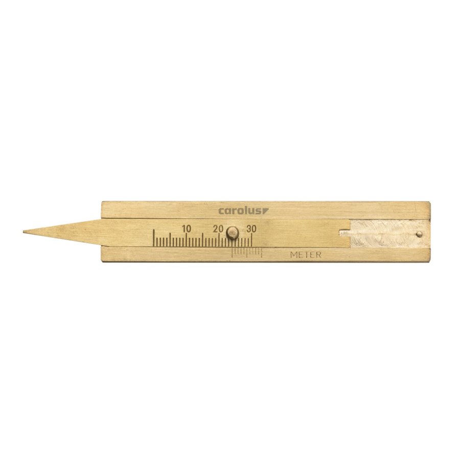GEDORE red Tyre Dread Depth Gauge brass #1