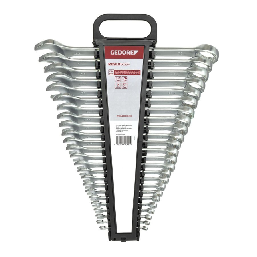 GEDORE red Ratchet Spanner Set metric  24-pieces #1