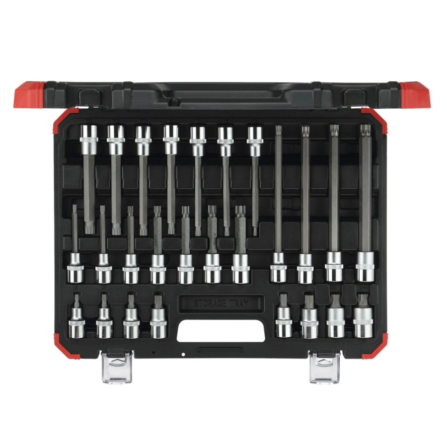 GEDORE red Screwdriver Bit Sockets 1/2  XZN 26-pieces #1