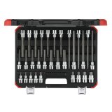GEDORE red Screwdriver Bit Sockets 1/2  hex 30-pieces #1