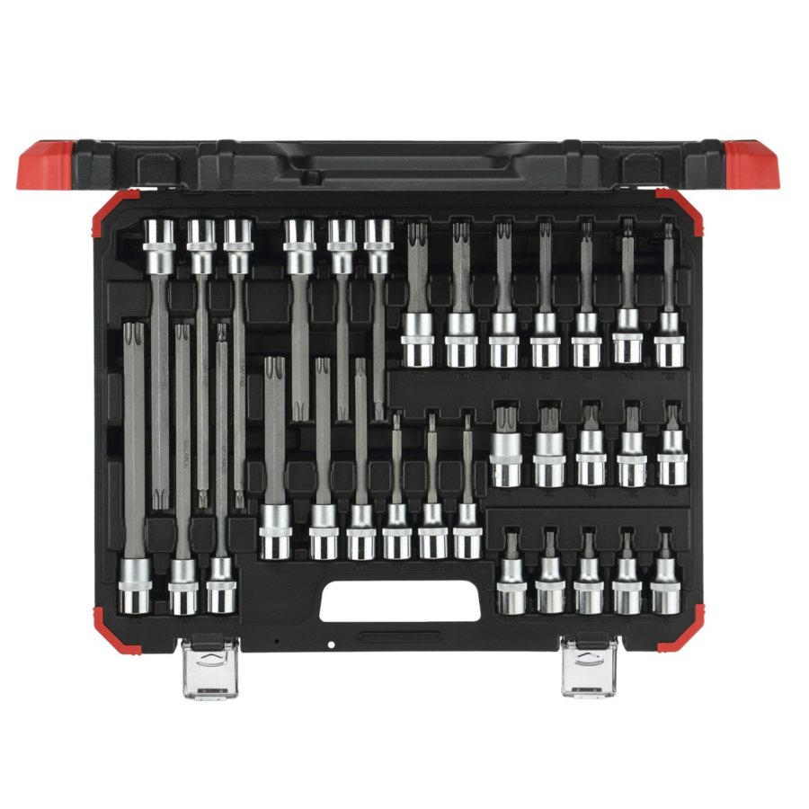 GEDORE red Screwdriver Bit Sockets 1/2  TX 32-pieces #1