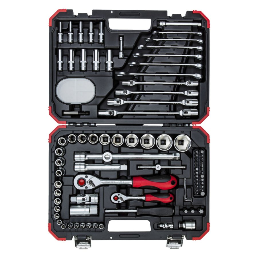 GEDORE red Socket Set 1/4  + 1/2   92-pieces #2