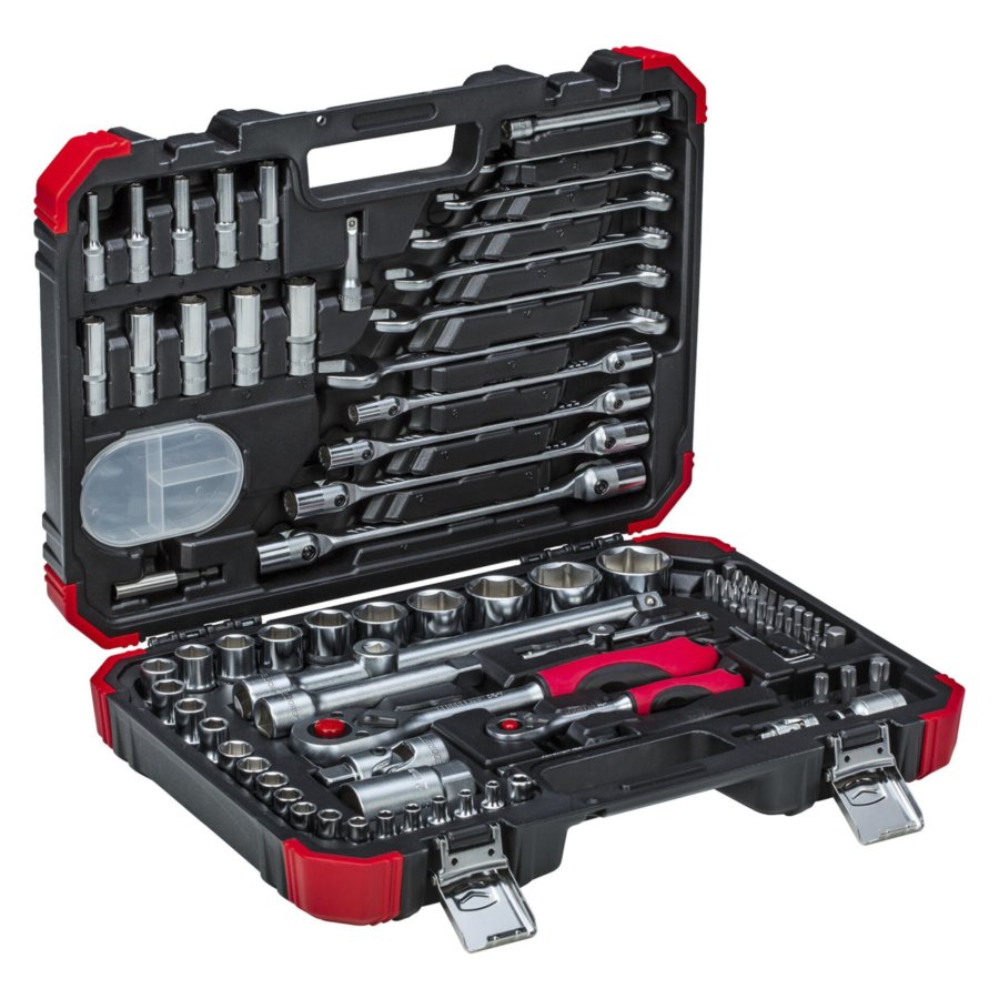 GEDORE red Socket Set 1/4  + 1/2   92-pieces #3