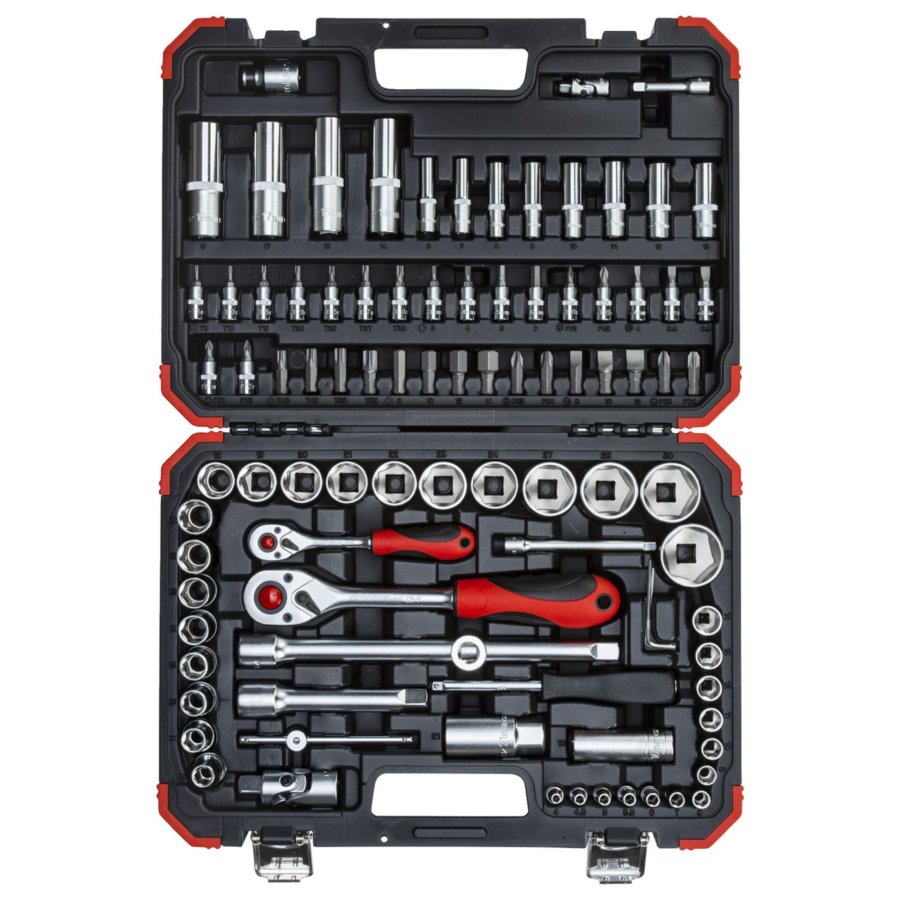 GEDORE red Socket Set 1/4  + 1/2  94-pieces #2