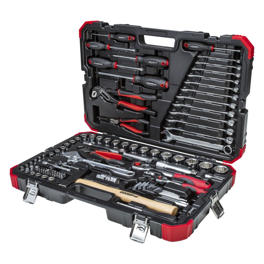 GEDORE red Socket Set 1/4  + 1/2  100-pieces #1