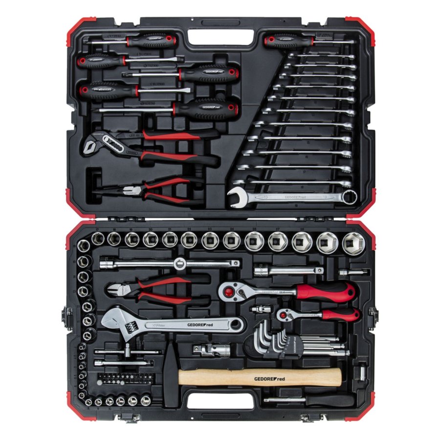 GEDORE red Socket Set 1/4  + 1/2  100-pieces #2