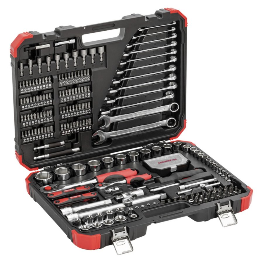 GEDORE red Socket Set 1/4  + 1/2   232-pieces #2