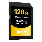 Wise SDXC UHS-II V60       128GB R:290MBs / W:100MBs   WI-SD-S128 #2