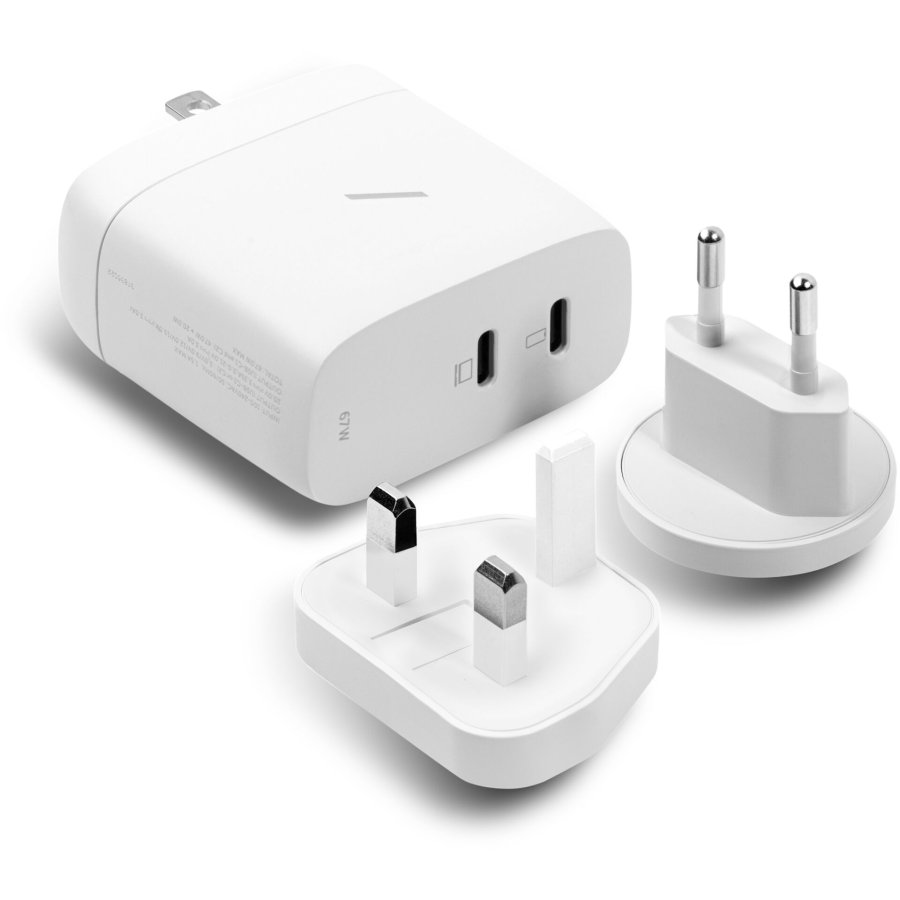 Native Union 67W Dual USB-C Fast GaN PD Wall Charger White #1
