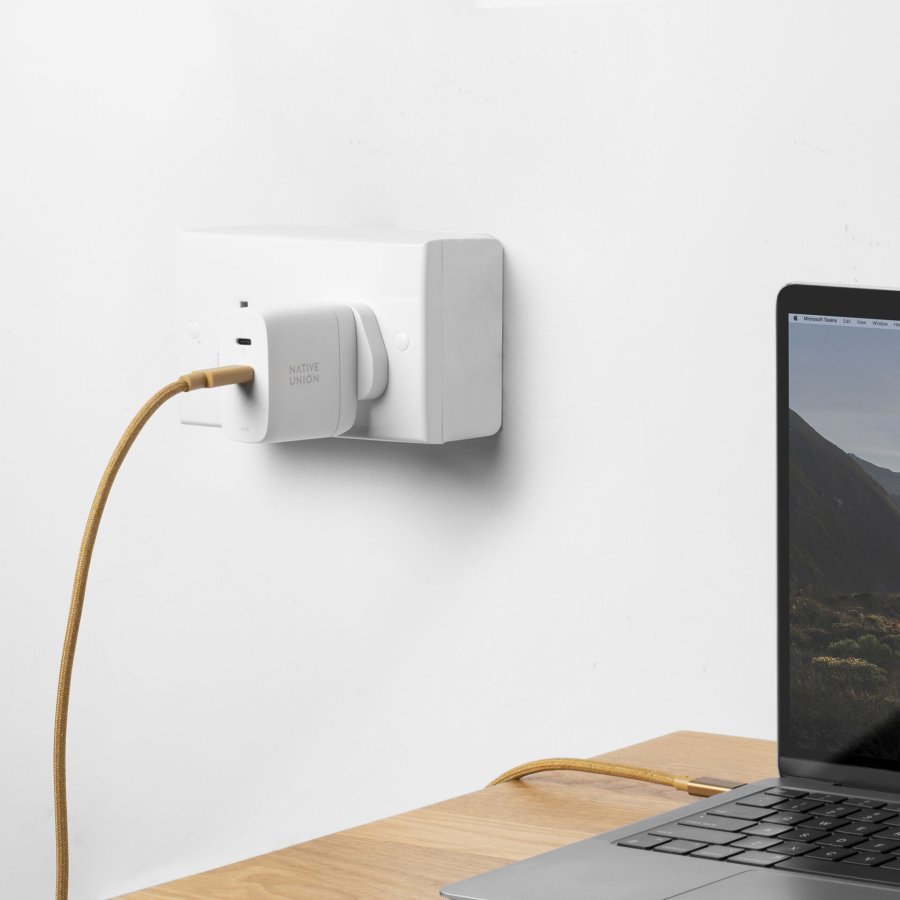 Native Union 67W Dual USB-C Fast GaN PD Wall Charger White #5