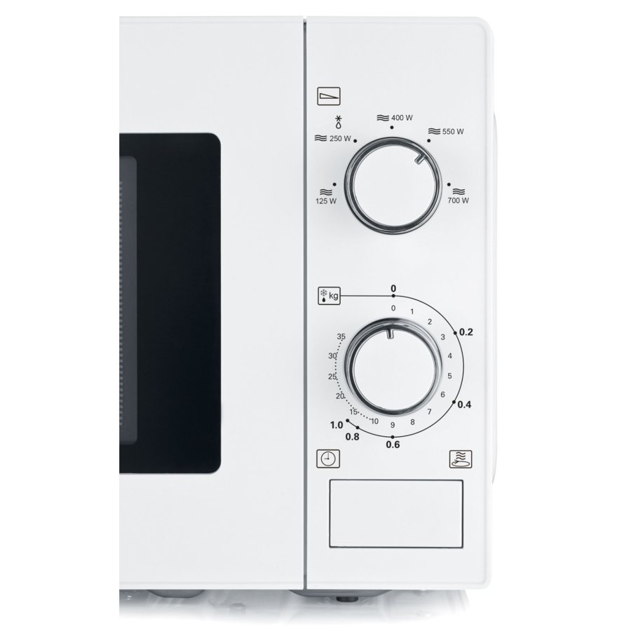 Mikrovgsugn 700W 20 liter MW7770 Vit Mekanisk #3