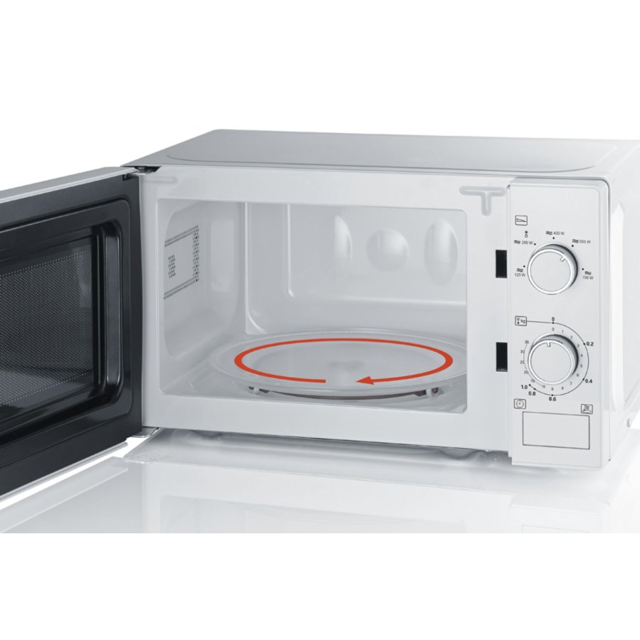 Mikrovgsugn 700W 20 liter MW7770 Vit Mekanisk #4