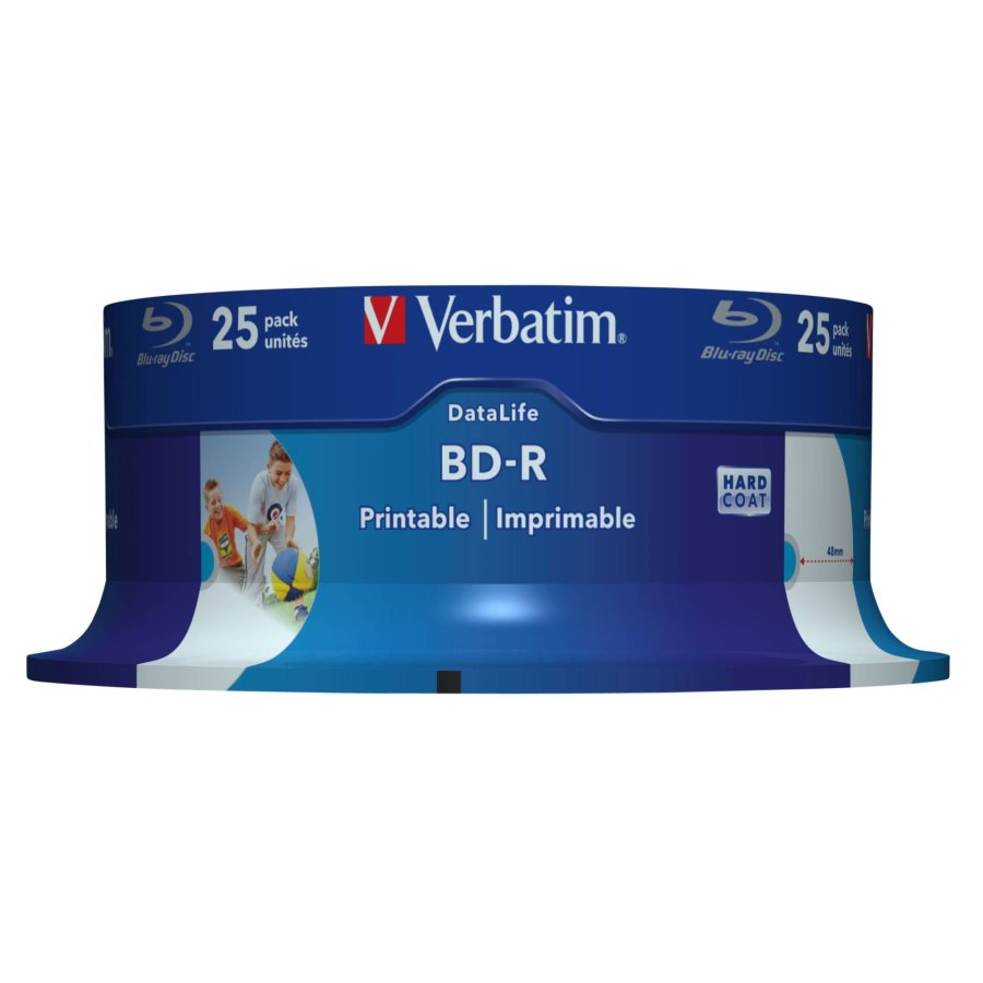 1x25 Verbatim BD-R Blu-Ray 25GB 6x Speed DL Wide Printable CB #2