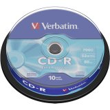 1x10 Verbatim CD-R 80 / 700MB 52x Speed Extra Protection CB #1