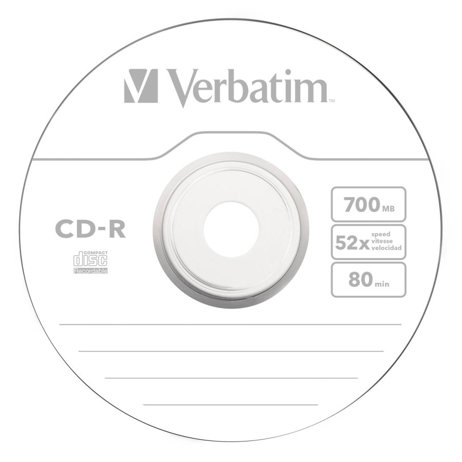 1x10 Verbatim CD-R 80 / 700MB 52x Speed Extra Protection CB #3