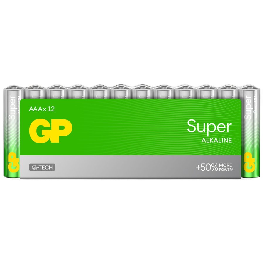 1x12 GP Super Alkaline 1,5V AAA Micro LR03 Rel.03024AETA-S12 #3