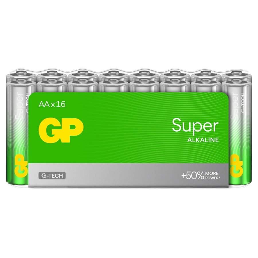 1x16 GP Super Alkaline 1,5V AA Mignon LR06 Rel.03015AETA-S16 #3