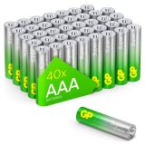 1x40 GP Super Alkaline AAA Micro Batteries PET Box 03024AETA-B40 #1