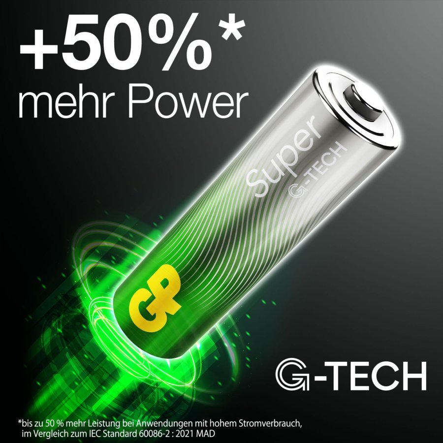 1x40 GP Super Alkaline AA Mignon Batteries PET Box GPSUP15A900C40 #5