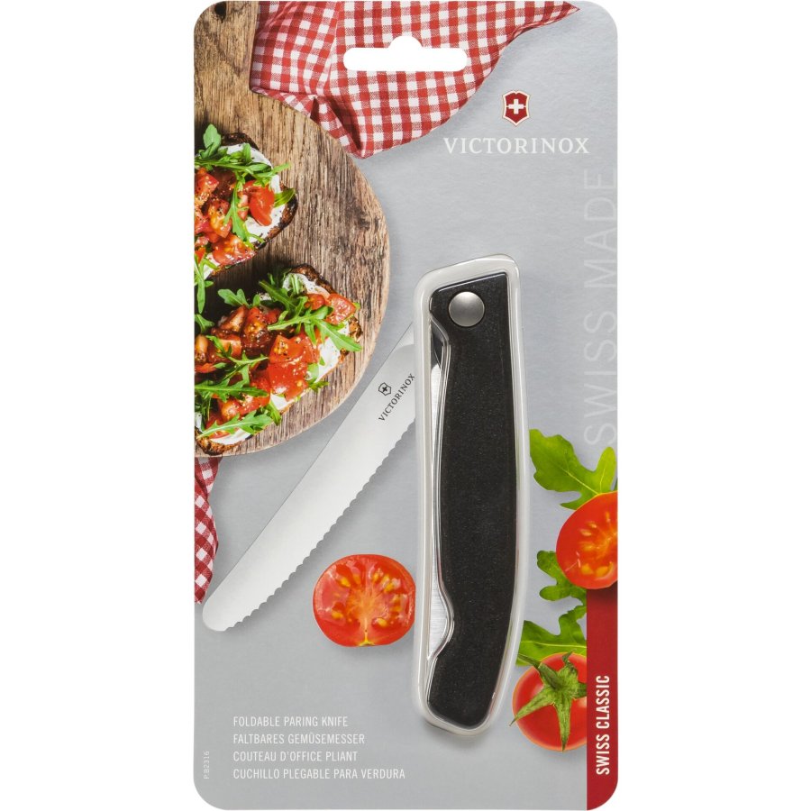 Victorinox Swiss Classic Foldable Paring Knife black #1
