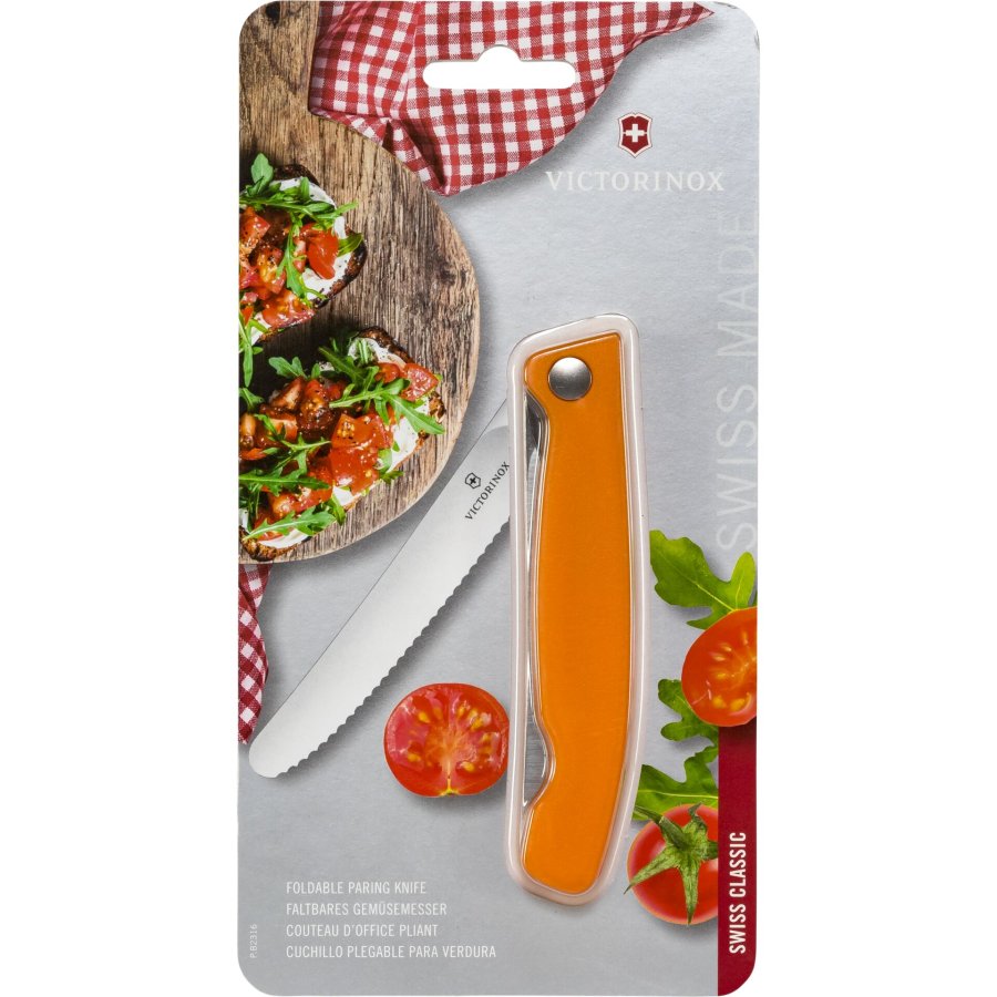Victorinox Swiss Classic Foldable Paring Knife  orange #1