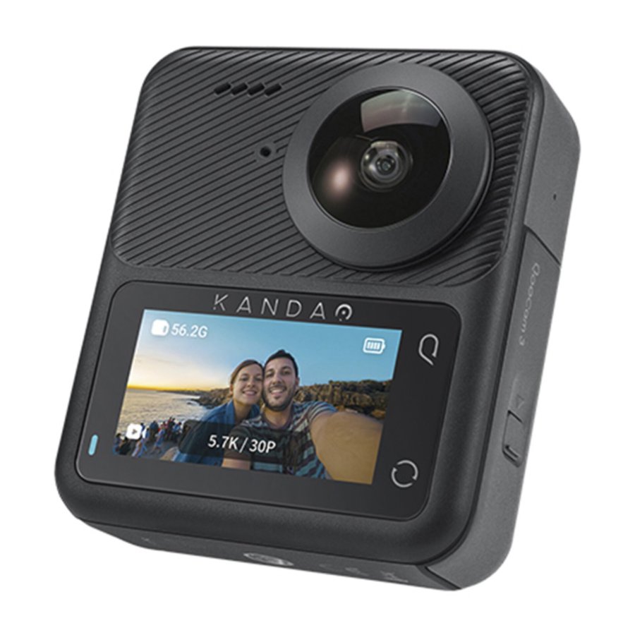 Kandao QooCam 3 360° Action Camera - Motorcycle Combo #9