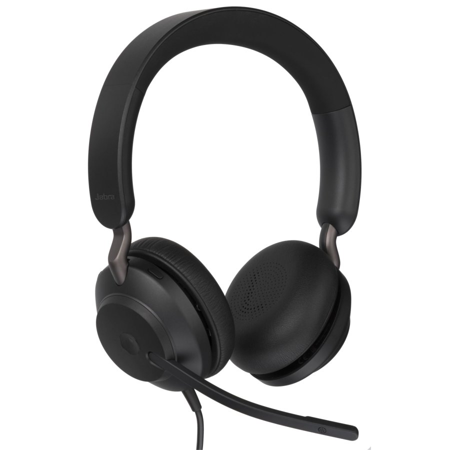 Jabra Evolve2 40 SE MS Stereo Headset black USB-A #1