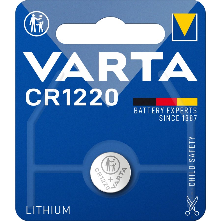 Lithium Knapcelle Batteri Cr1220 3 V 1-Bobler #1