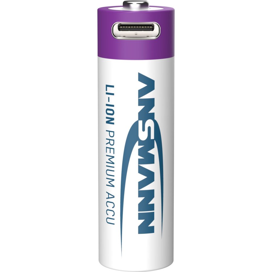 1x4 Ansmann Lithium Akku Mignon AA 1800mAh + Cable     1312-0036 #3