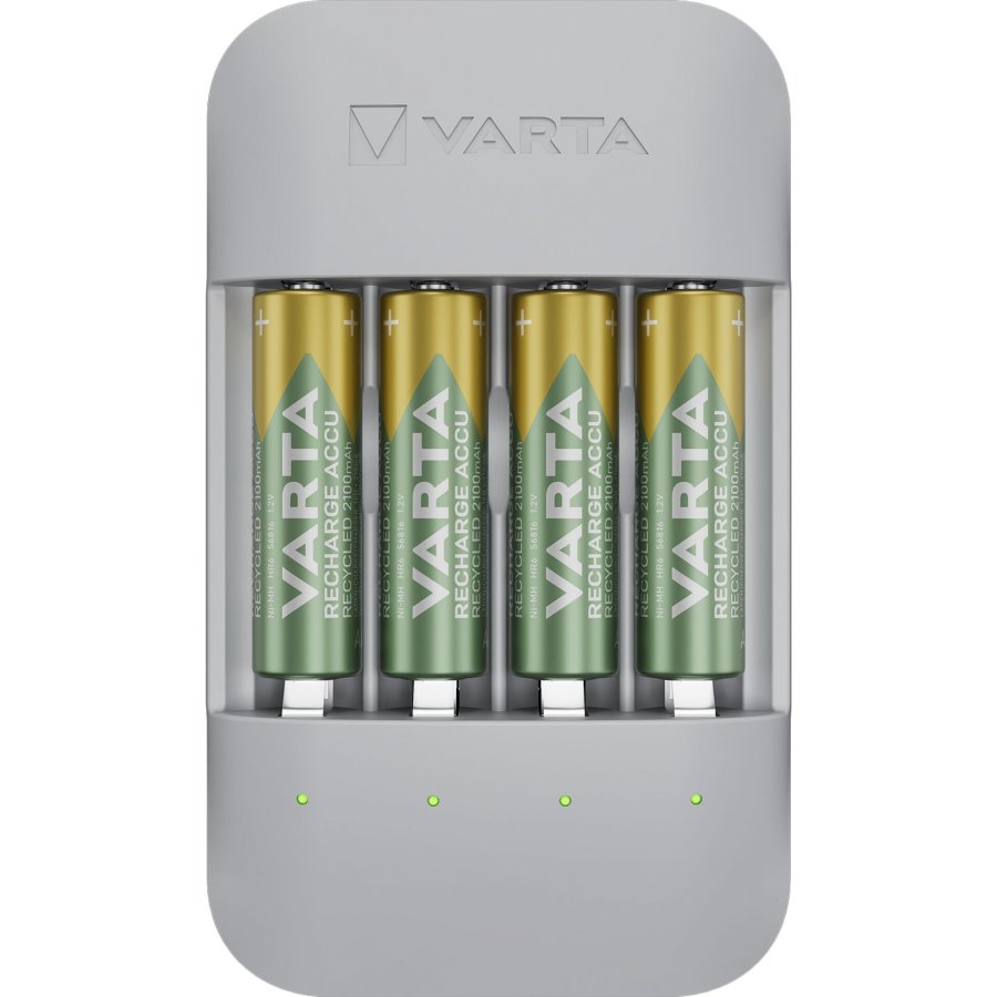 Varta Eco Charger Pro Recycled + 4 x 2100 mAh AA    57683 101 121 #1