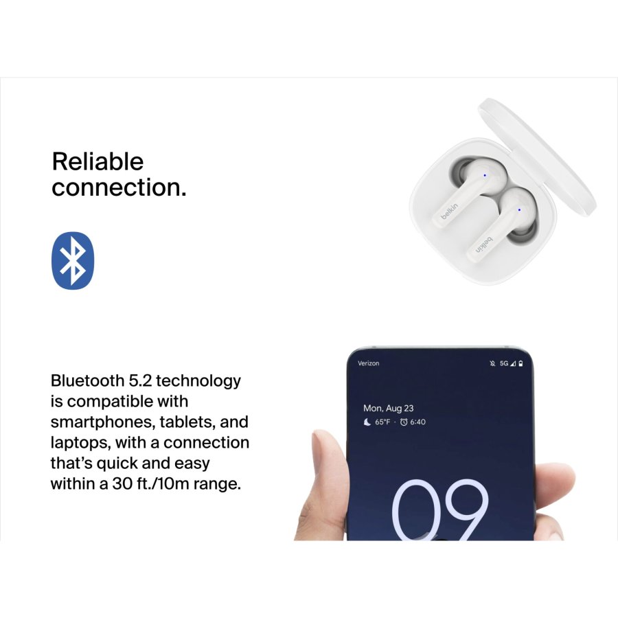 Belkin SoundForm Motion True Wireless In-Ear white AUC010btWH #12