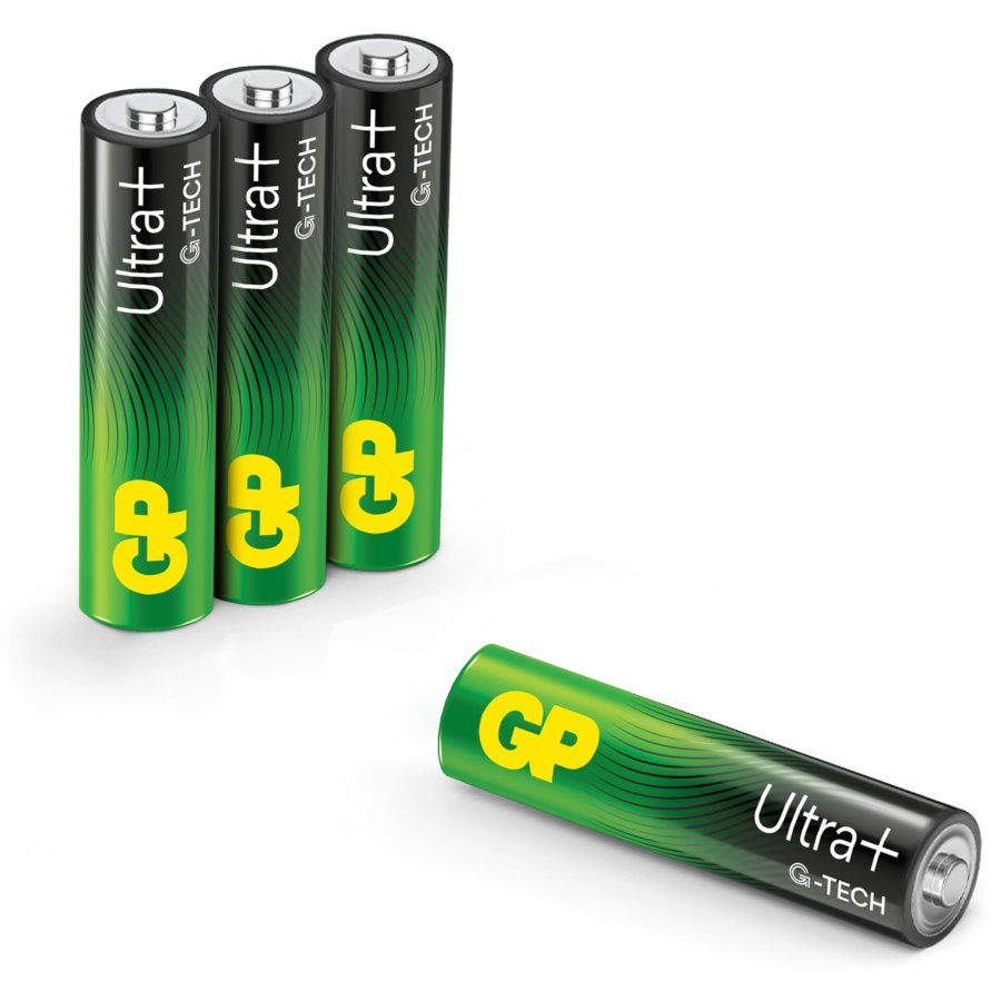 1x4 GP ULTRA PLUS Alkaline 1,5V AAA Micro LR03    03024AUPETA-B4 #1