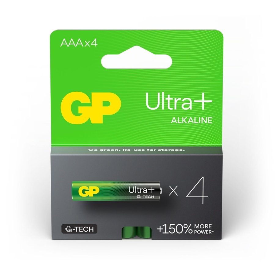 1x4 GP ULTRA PLUS Alkaline 1,5V AAA Micro LR03    03024AUPETA-B4 #3