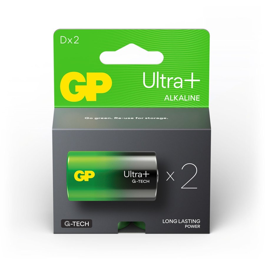 1x2 GP ULTRA PLUS Alkaline 1,5V D Mono LR20       03013AUPETA-B2 #3