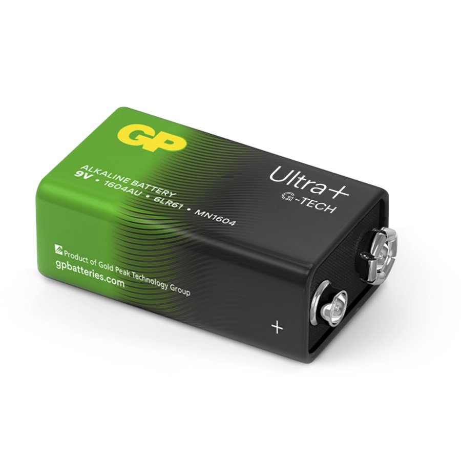 GP ULTRA PLUS Alkaline 9V-Block 6LR61           0301604AUPETA-B1 #1